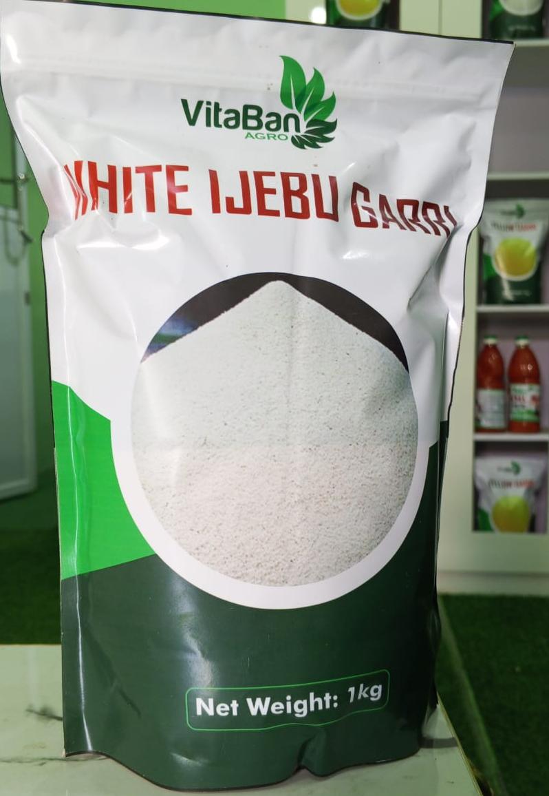 white ijebu garri (1kg) white ijebu garri (1kg)